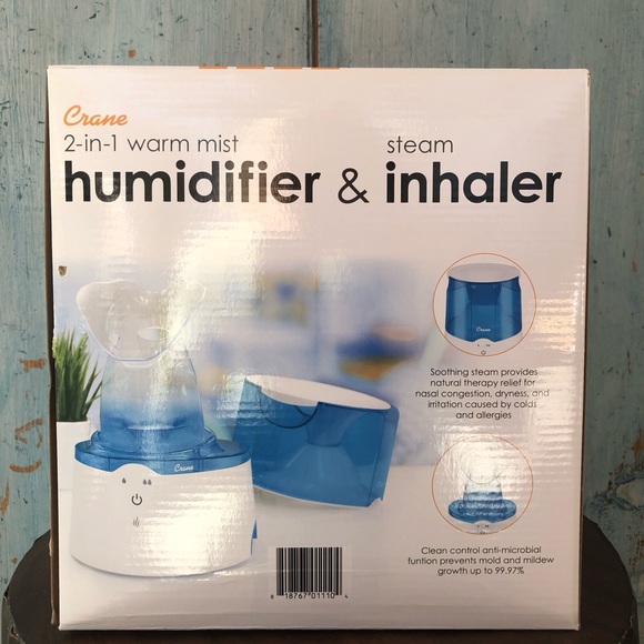 Flu/cold/dryness got you down? Crane “2 in 1 Warm Mist Humidifier and Inhaler” - Picture 15 of 16